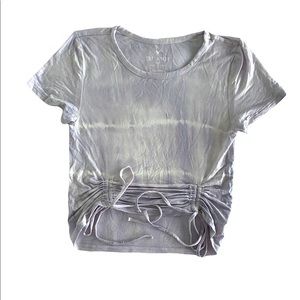 American Eagle Soft & Sexy Ruched Vintage Tie Dye Crop